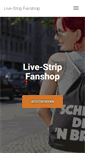 Mobile Screenshot of fanshop.livestrip.com